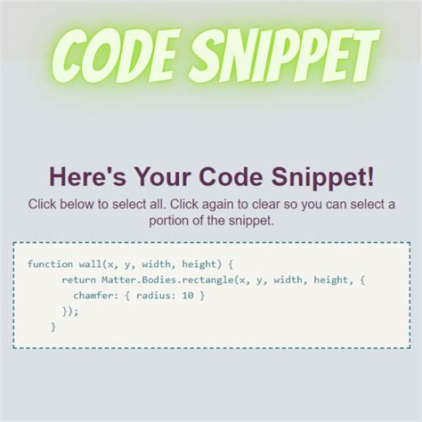 RoundUp code snippet