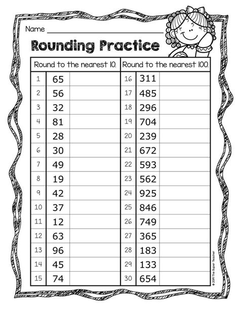 Rounding Worksheets for Kids