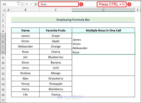 Row merge Excel