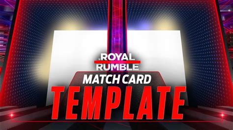 Royal Rumble Match Card 1