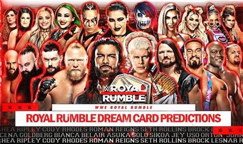 Royal Rumble Match Card 5