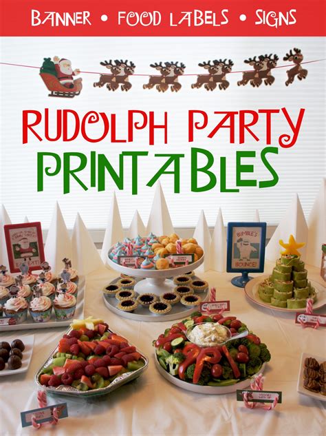 Rudolph Printable Decorations