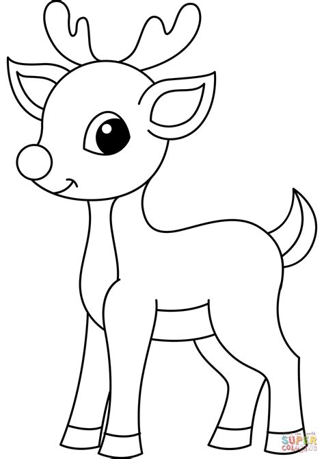 Rudolph Red Nosed Reindeer Coloring Pages For Adults