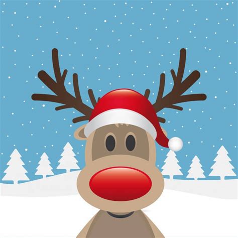 Rudolph Red Nosed Reindeer Printable Cards for Kids