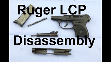 Ruger LCP 380 Disassembly