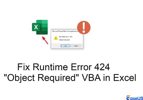 Runtime Error 424: Best Practices