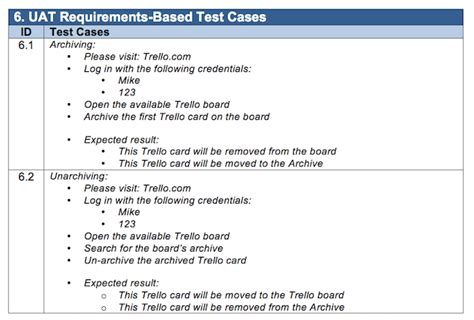 SAP UAT Testing Test Case Example