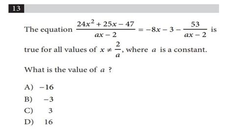 SAT Math Practice Test Image 3