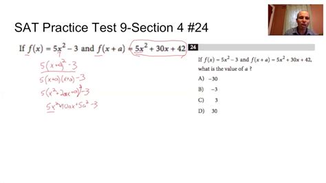 SAT Math Practice Test Image 9