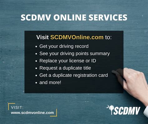 SCDMVonline Services