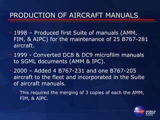 SGML Creates Maintenance Manuals