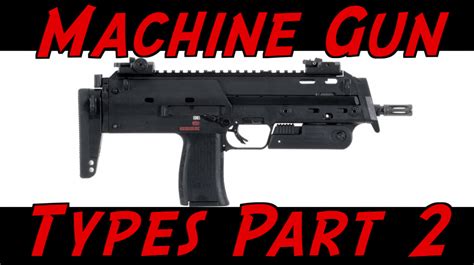 SMG Submachine Gun Terminology