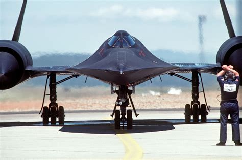 SR-71 Blackbird on the Ground