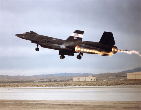 SR-71 Blackbird Taking Off