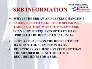 Description of SRB Eligibility Criteria