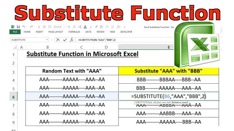 SUBSTITUTE Function