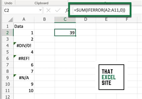 Common errors to avoid in SUMIF