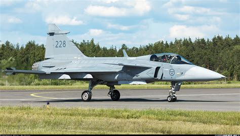 Saab JAS 39C Gripen in flight