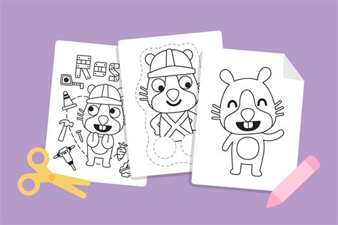 Sago Mini Coloring Printables