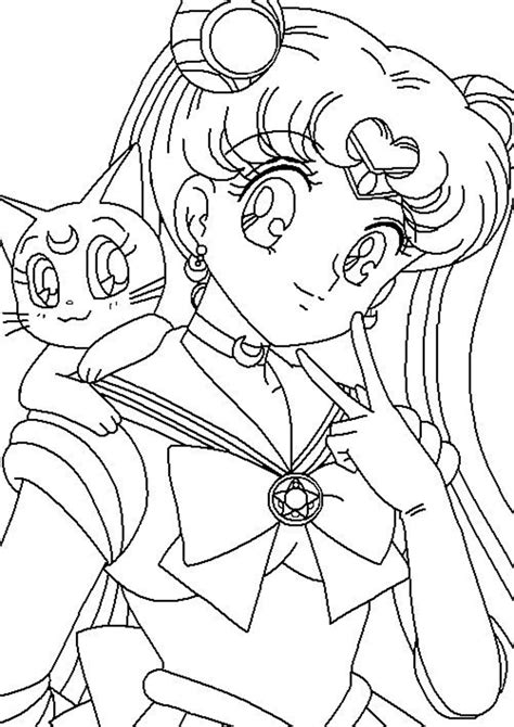 Sailor Moon Coloring Pages Collection