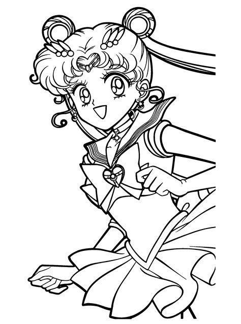 Sailor Moon Coloring Pages Online