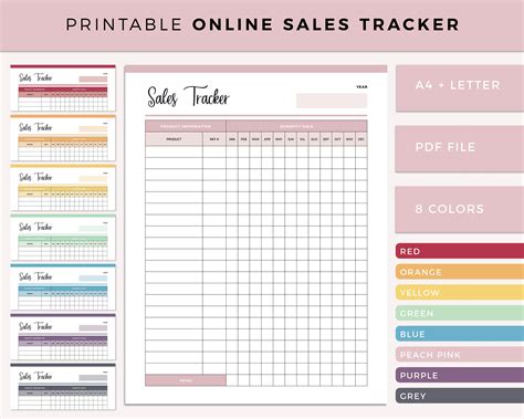 Sales Tracker Template