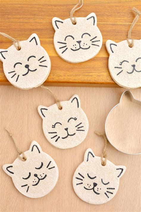 Salt Dough Cat Ornament