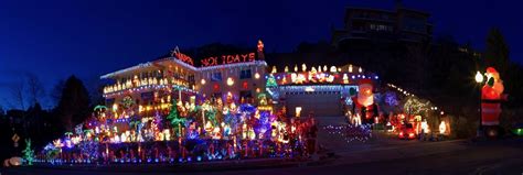 Salt Lake City The Avenues Christmas Lights Display