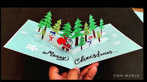 Sams Christmas Card 3D Pop-Up Card