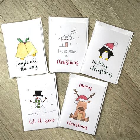 Sams Christmas Card Hand-Drawn Illustrations