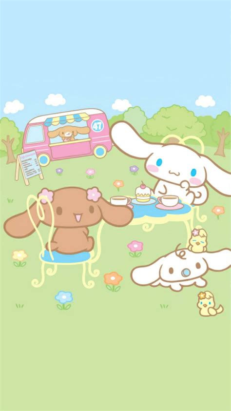 Sanrio Characters Enjoying a Picnic