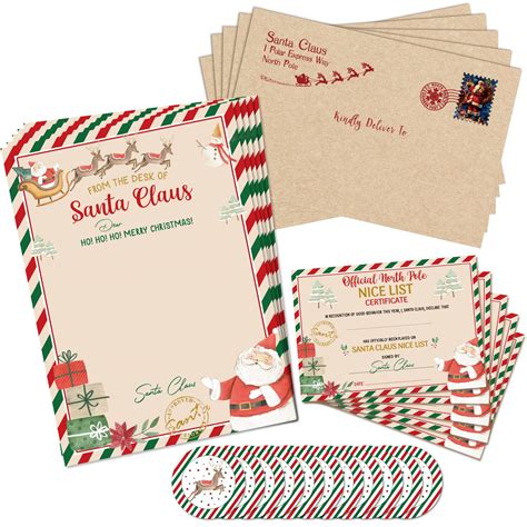 Santa Envelopes From The North Pole