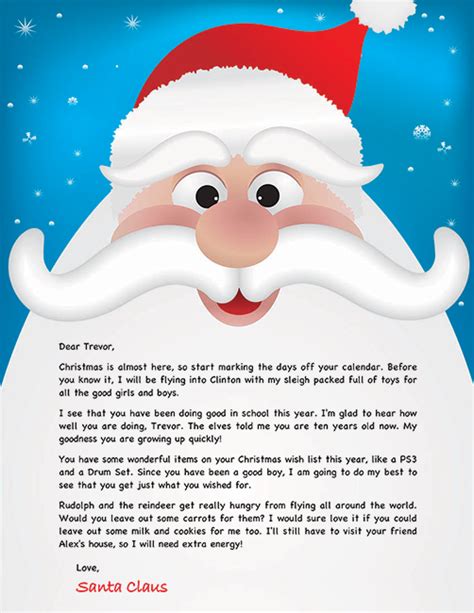 Example Letter To Santa