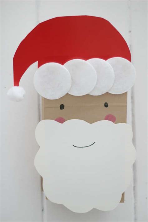 Santa Puppet Craft for Kids