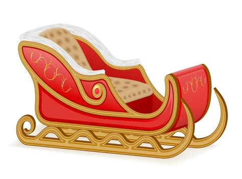 Santa Sleigh Illustrations 1