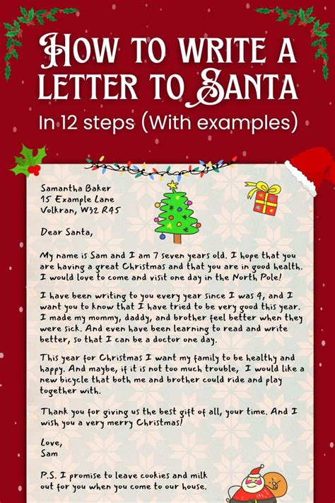 Santa letter ideas