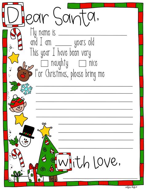 Santa letter ideas