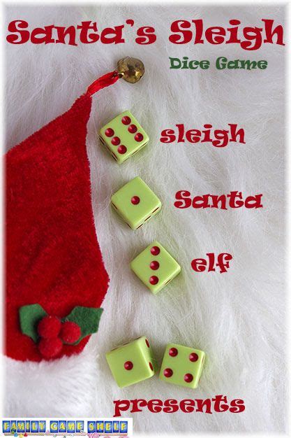 Santa's Sleigh Ride Christmas Dice Game