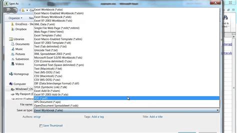 Save Your Excel Spreadsheet as a CSV File