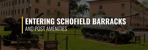 Schofield Barracks Amenities