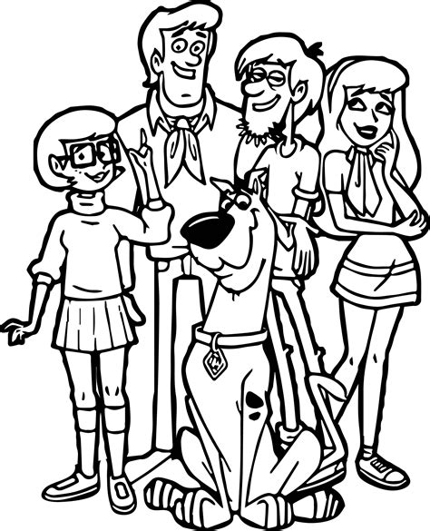 Scooby Doo Coloring Pages Free Printable For Kids