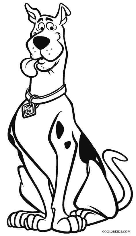 Scooby Doo Coloring Pages Free Printable For Kids Fun