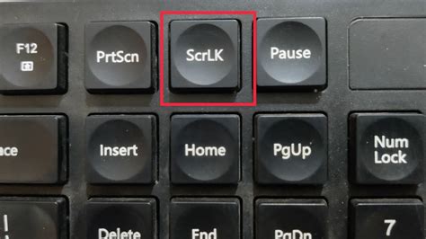 Scroll Lock Key in Excel