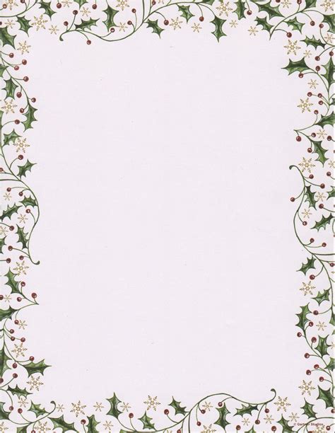 Seasonal Stationery Borders