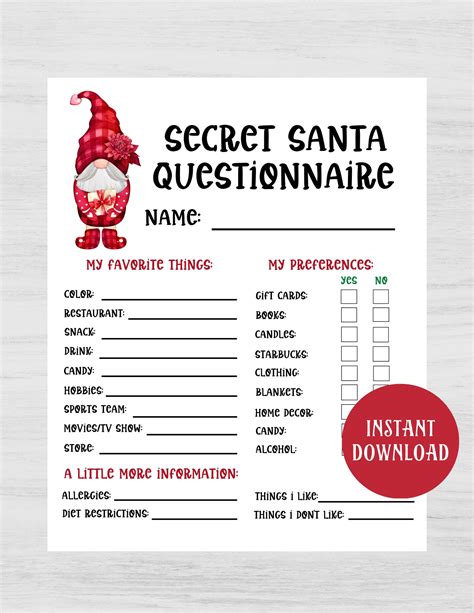 Secret Santa Questions for a Fun Gift Exchange