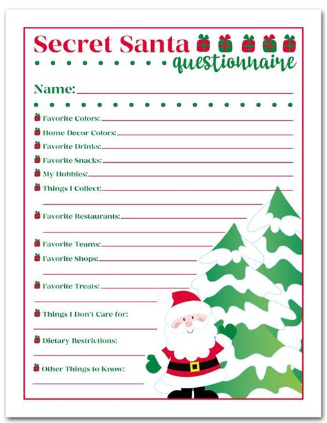 Secret Santa Templates for the Holiday Season