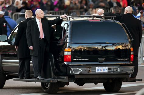 Secret Service agents protecting the President