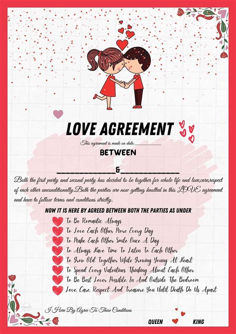 Secure Love Contracts