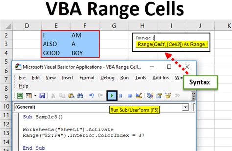 Selecting a Range using the Cells Object