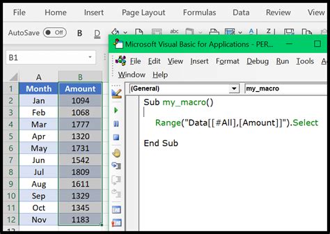 Selecting a Range using the UsedRange Property